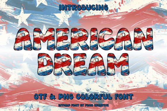 American Dream Font: A Colorful Typeface for Makers