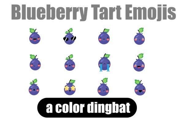 Blueberry Tart Emojis: A Designer's Review