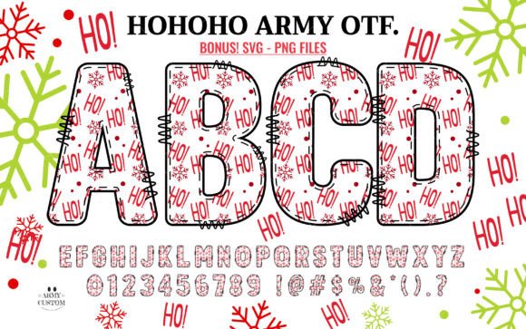 Boost Your Brand with the Hohoho Army Typeface