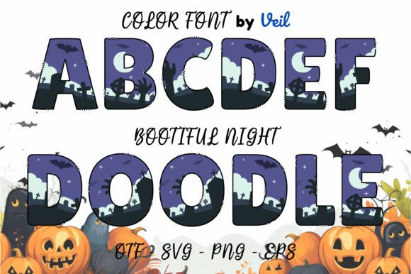 Bootiful Night: A Spooky Display Font for Editorial Design