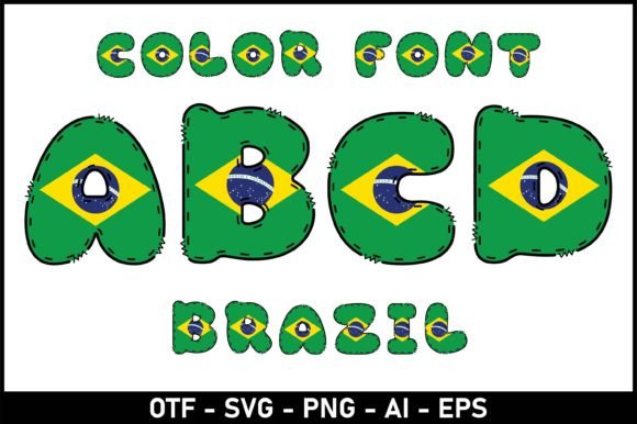 Brazil: A Playful Color Font for Modern Web Design