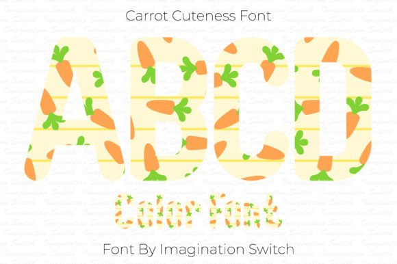 Carrot Cuteness: A Playful Typeface for Modern Web Design