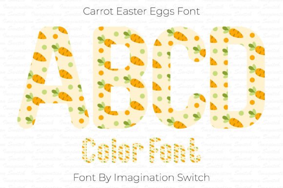 Carrot Easter: A Colorful Typeface for Editorial Design
