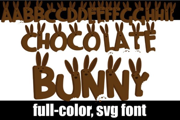 Chocolate Bunny Font: A Colorful Upgrade for Small Business Brands