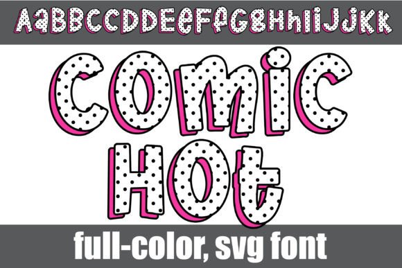 Comic Hot: A Vibrant Color Font for Web Design