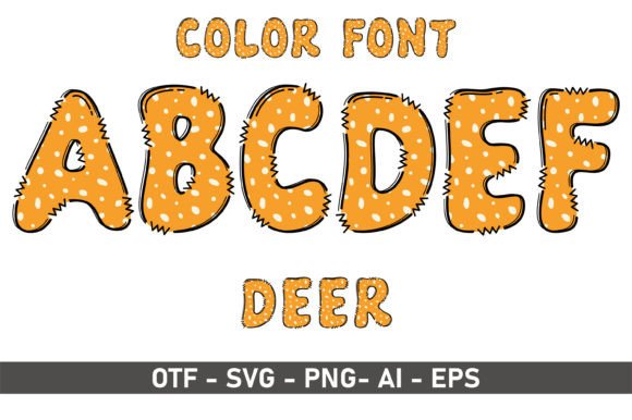 Deer Font: A Playful Typeface for Handmade Brands
