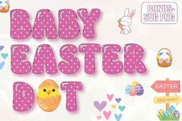 Designing with Baby Easter Dot: A Playful Typeface for Spring Brands