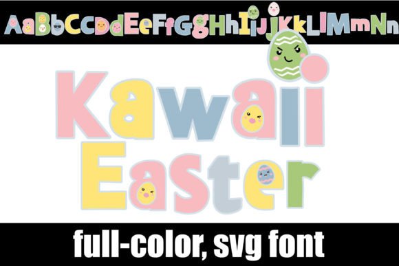 Designing with Kawaii Easter: A Color Font for Playful Brands