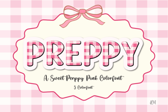 Designing with Preppy Valentine: A Sweet Color Font for Editors