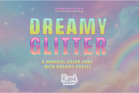 Dreamy Glitter Font for Modern Web Design