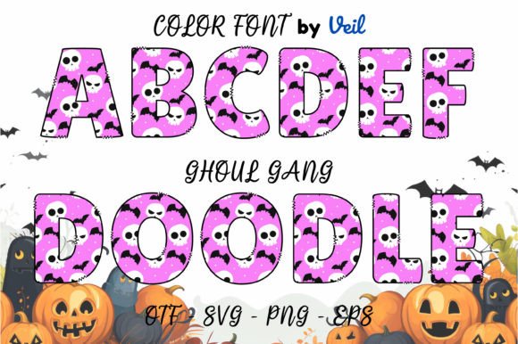 Ghoul Gang: A Color Typeface for Seasonal Editorial Design