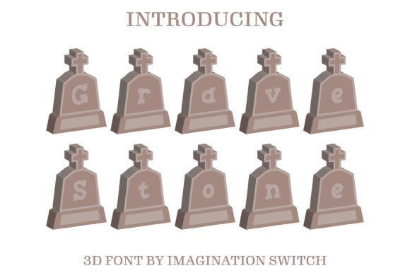 Gravestones 3d: A Bold Display Font for Modern Web Layouts