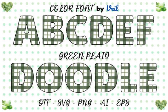 Green Plaid: A Playful Typeface for Editorial Design