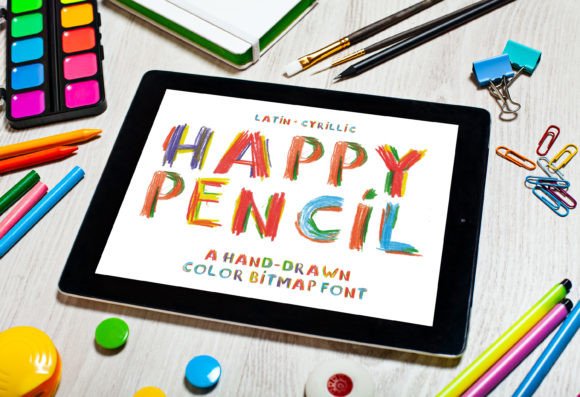 Happy Pencil: A Playful Color Font for Web Design