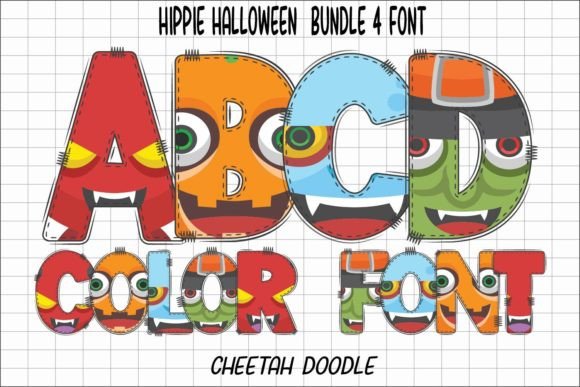 Hippie Halloween: A Color Font for Memorable Branding
