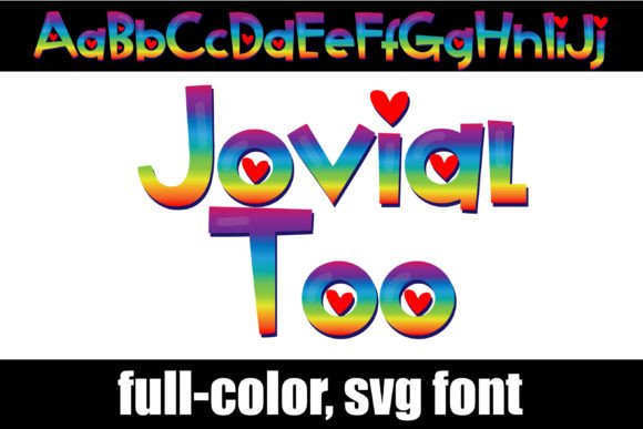 Jovial Too: A Playful Color Font for Bold Campaigns