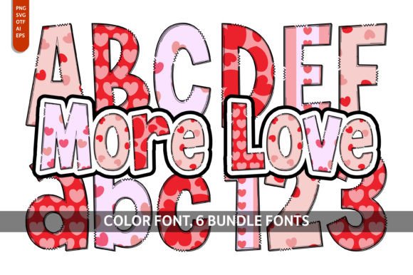 More Love Bundle: A Playful Typeface for Editorial Design