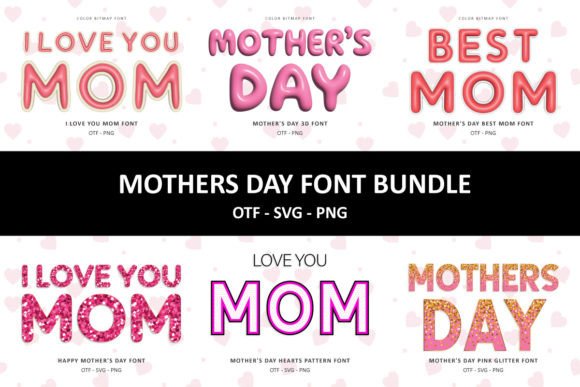 Mothers Day Collection: A Typeface for Handmade Sellers