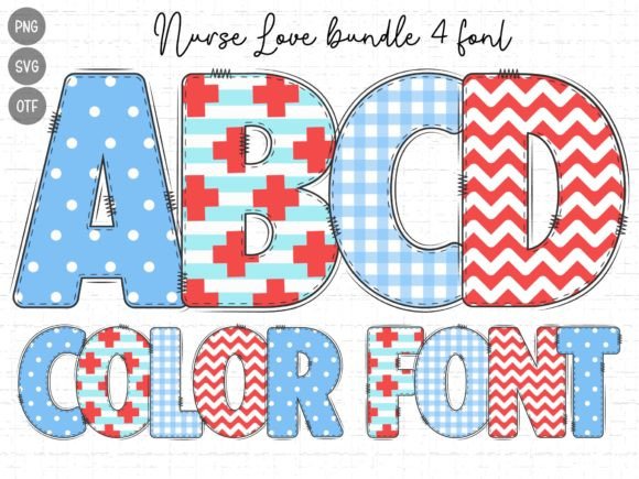 Nurse Love: A Playful Color Font for Editorial Design