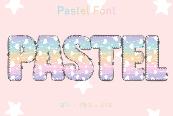 Pastel Love: A Gentle Typeface for Modern Editorial Design