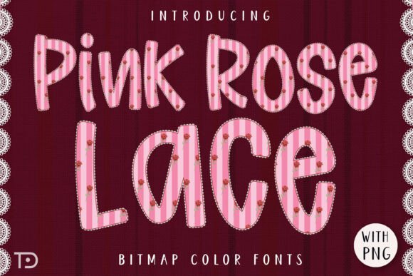 Pink Rose Lace Font: A Shabby Chic Upgrade for Small Brands