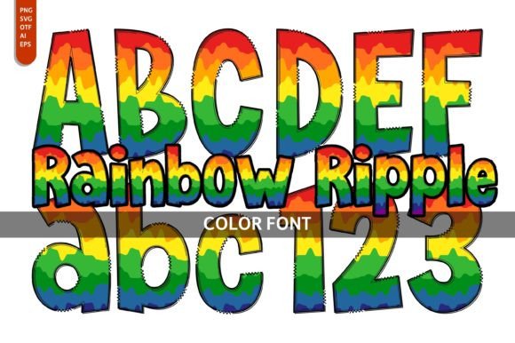 Rainbow Ripple Font Review: A Playful Typeface for Campaigns