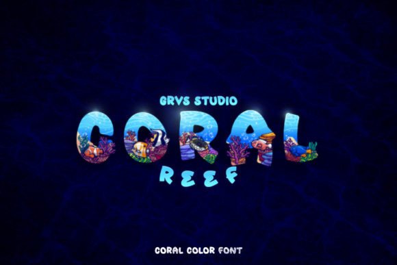 Reviewing Grvs Coral Reef Colorful Decorative Svg Typeface