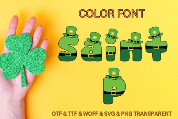 Saint P: A Playful Color Font for Editorial Design