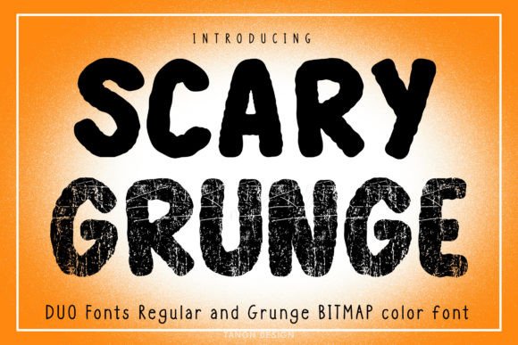 Scary Grunge: A Bold Typeface for Editorial Impact