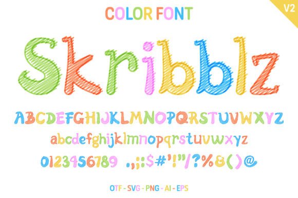 Skribblz V2: A Playful Typeface for Bold Campaigns