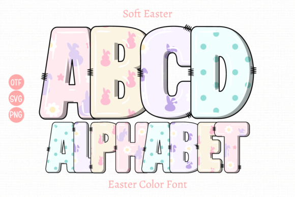 Soft Easter: A Playful Color Font for Branding