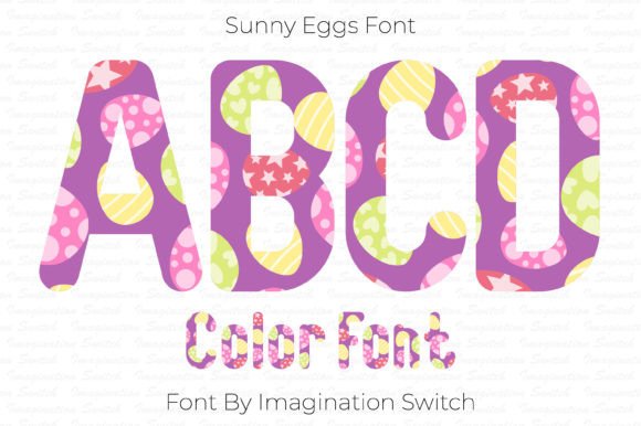 Sunny Eggs: A Colorful Typeface for Modern Editorial Design
