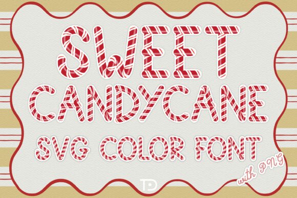 Sweet Candy Cane: A Festive Display Font for Web Design
