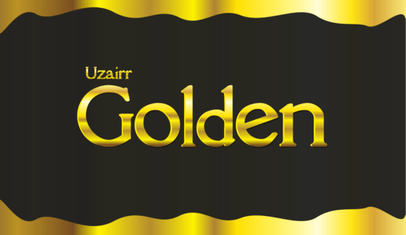 Uzairr Golden: A Versatile Typeface for Modern Branding