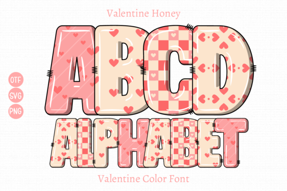 Valentine Honey: A Playful Color Font for Campaigns